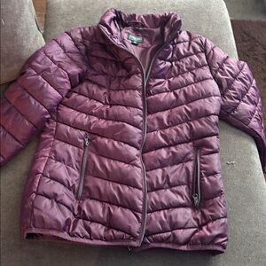 Cherokee Maroon Puffer Jacket